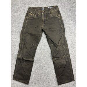 Kuhl Kovert Pants Mens 32x32 Brown Canvas Carpenter Work Relaxed Fit Outdoor